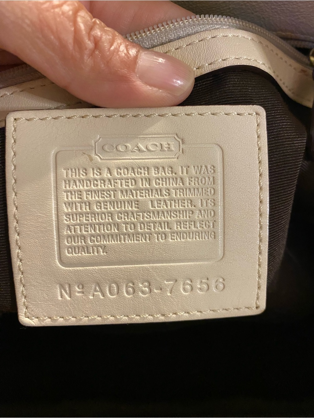 Coach Signature Optic tote - Picture 9 of 13